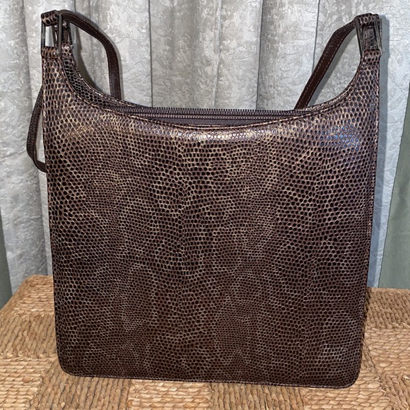Stuart Weitzman Python Snake Skin Embossed Bag - Picture 3 of 13